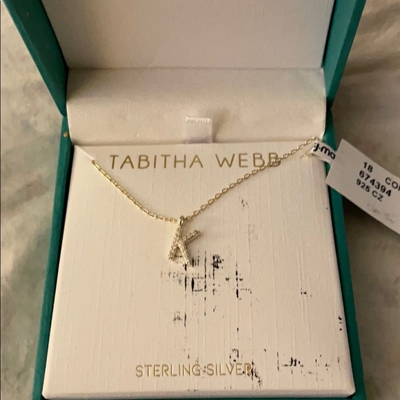 Tabitha Webb Letter K Necklace 